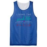 Living The Scrub Life Nurse Medical Assistant Cool Gift Mesh Reversible Basketball Jersey Tank