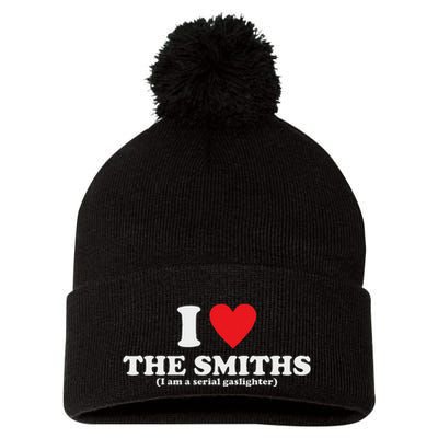 Love The Smiths (I Am A Serial Gaslighter) Apparel Pom Pom 12in Knit Beanie