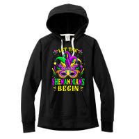 Let The Shenanigans Begin Mardi Gras Women's Fleece Hoodie