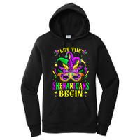 Let The Shenanigans Begin Mardi Gras Women's Pullover Hoodie