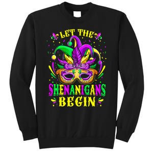 Let The Shenanigans Begin Mardi Gras Tall Sweatshirt