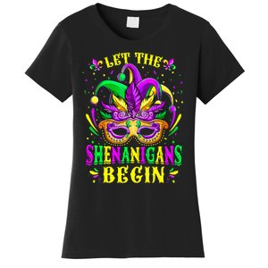 Let The Shenanigans Begin Mardi Gras Women's T-Shirt