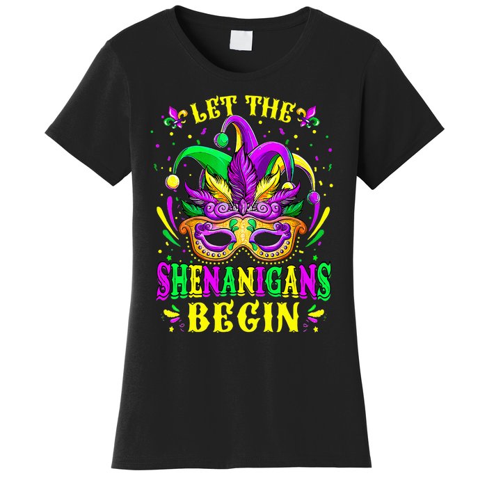 Let The Shenanigans Begin Mardi Gras Women's T-Shirt