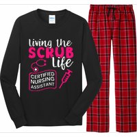 Living The Scrubs Life Certified Nursing Assistant CNA Long Sleeve Pajama Set