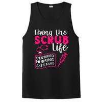 Living The Scrubs Life Certified Nursing Assistant CNA PosiCharge Competitor Tank