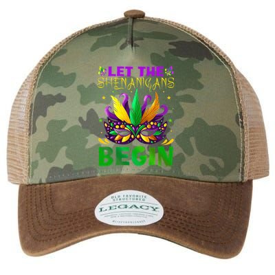 Let The Shenanigans Begin Mardi Gras Legacy Tie Dye Trucker Hat