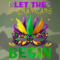 Let The Shenanigans Begin Mardi Gras Legacy Tie Dye Trucker Hat