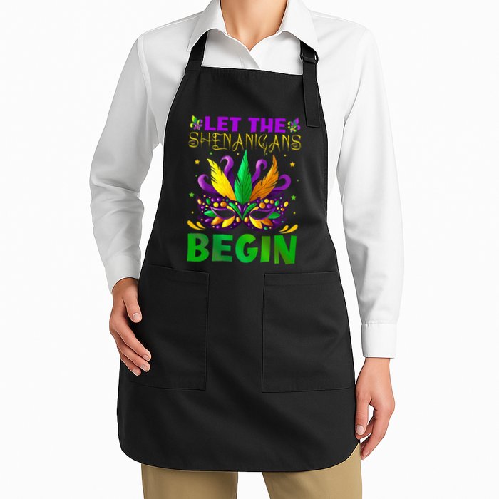 Let The Shenanigans Begin Mardi Gras Apron