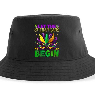 Let The Shenanigans Begin Mardi Gras Sustainable Bucket Hat