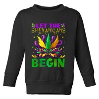Let The Shenanigans Begin Mardi Gras Toddler Sweatshirt