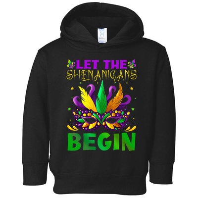 Let The Shenanigans Begin Mardi Gras Toddler Hoodie