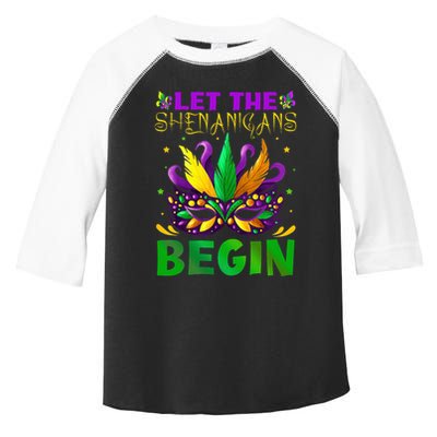 Let The Shenanigans Begin Mardi Gras Toddler Fine Jersey T-Shirt