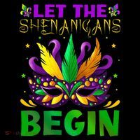 Let The Shenanigans Begin Mardi Gras Toddler T-Shirt