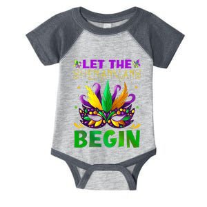 Let The Shenanigans Begin Mardi Gras Infant Baby Jersey Bodysuit