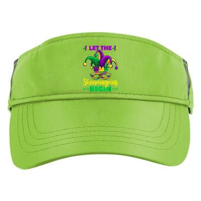 Let The Shenanigans Begin Mardi Gras Gift Meaningful Gift Adult Drive Performance Visor