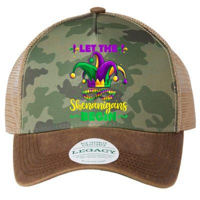 Let The Shenanigans Begin Mardi Gras Gift Meaningful Gift Legacy Tie Dye Trucker Hat