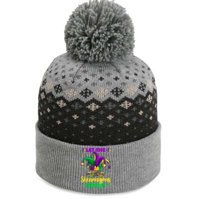 Let The Shenanigans Begin Mardi Gras Gift Meaningful Gift The Baniff Cuffed Pom Beanie