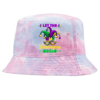 Let The Shenanigans Begin Mardi Gras Gift Meaningful Gift Tie-Dyed Bucket Hat