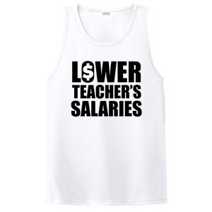 Lower Teacher Salaries Funny Low Pay For Teachers PosiCharge Competitor Tank