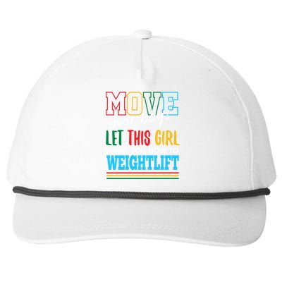 Let This Show You How To Weightlift Funny Weightlifting Gift Snapback Five-Panel Rope Hat