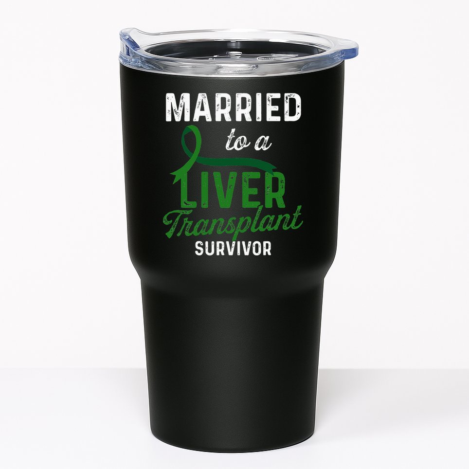 Liver Transplant Survivor Married Organ Warrior Gifts Tumbler