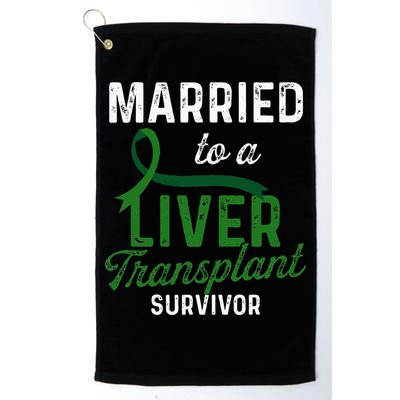 Liver Transplant Survivor Married Organ Warrior Gifts Golf Towel