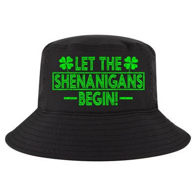 Let The Shenanigans Begin Happy St Patricks Day Shamrock Cool Comfort Performance Bucket Hat