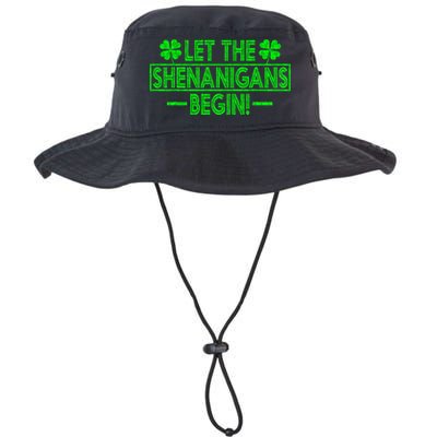 Let The Shenanigans Begin Happy St Patricks Day Shamrock Bucket Hat