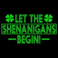 Let The Shenanigans Begin Happy St Patricks Day Shamrock 16 in Basic Backpack