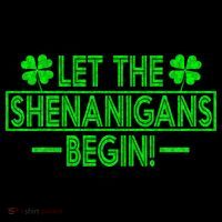 Let The Shenanigans Begin Happy St Patricks Day Shamrock Wool Snapback Cap