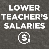 Lower Teacher Salaries Funny Low Pay For Teachers Cotton Canvas Backpack