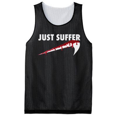 Left To Suffer Just Suffer Art Prints Mesh Reversible Basketball Jersey Tank