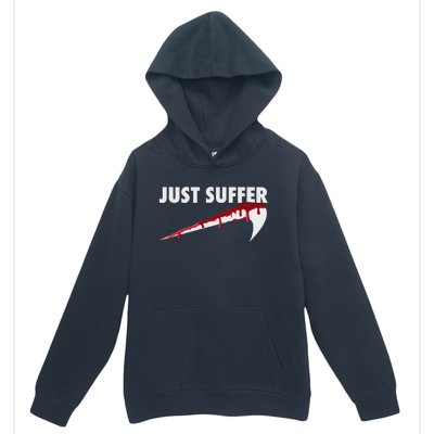 Left To Suffer Just Suffer Art Prints Urban Pullover Hoodie