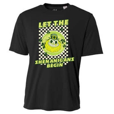 Let The Shenanigans Begin St Patricks Day Outfit Cooling Performance Crew T-Shirt