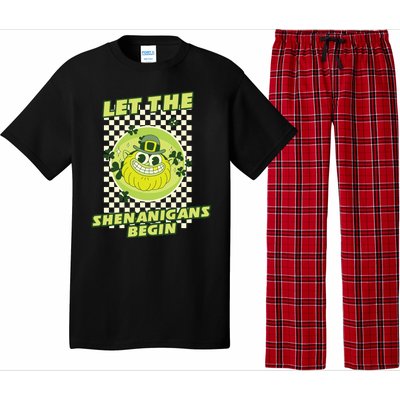 Let The Shenanigans Begin St Patricks Day Outfit Pajama Set