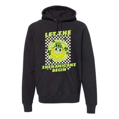 Let The Shenanigans Begin St Patricks Day Outfit Premium Hoodie