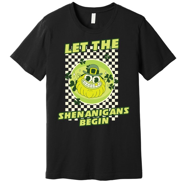 Let The Shenanigans Begin St Patricks Day Outfit Premium T-Shirt