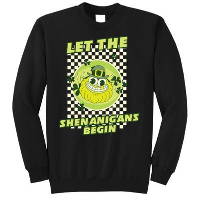 Let The Shenanigans Begin St Patricks Day Outfit Tall Sweatshirt