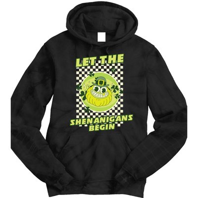 Let The Shenanigans Begin St Patricks Day Outfit Tie Dye Hoodie