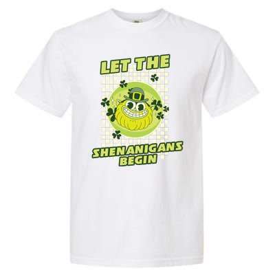 Let The Shenanigans Begin St Patricks Day Outfit Garment-Dyed Heavyweight T-Shirt