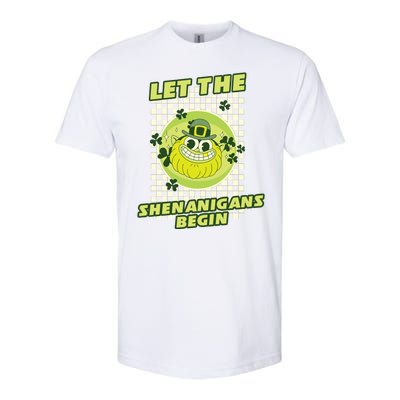 Let The Shenanigans Begin St Patricks Day Outfit Softstyle CVC T-Shirt