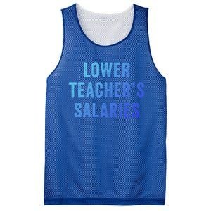 Lower Teacher Salaries Meaningful Gift Mesh Reversible Basketball Jersey Tank