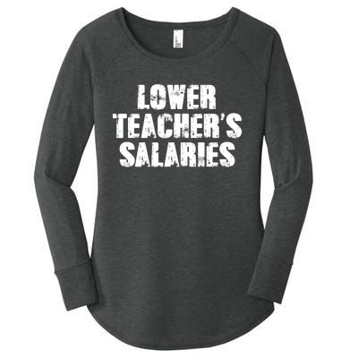 Lower Teacher's Salaries Costume Women's Perfect Tri Tunic Long Sleeve Shirt