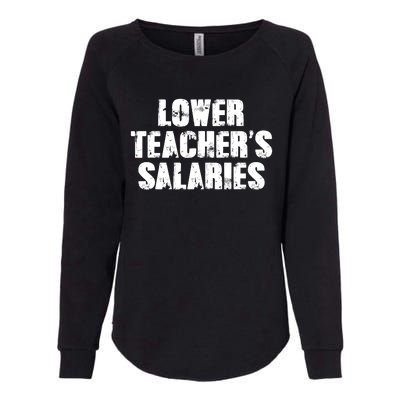 Lower Teacher's Salaries Costume Womens California Wash Sweatshirt