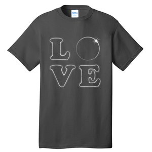 Love Total Solar Eclipse 04.08.2024 Totality Tall T-Shirt