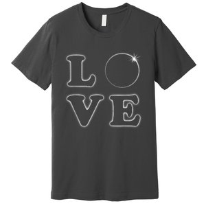 Love Total Solar Eclipse 04.08.2024 Totality Premium T-Shirt