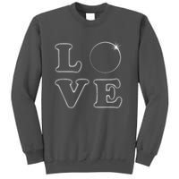 Love Total Solar Eclipse 04.08.2024 Totality Tall Sweatshirt