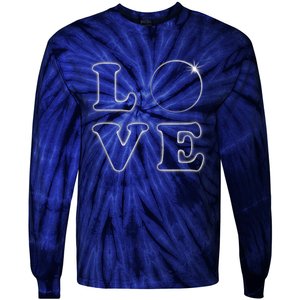 Love Total Solar Eclipse 04.08.2024 Totality Tie-Dye Long Sleeve Shirt