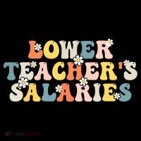 Lower Teacher's Salaries Retro Teacher Sustainable Bucket Hat