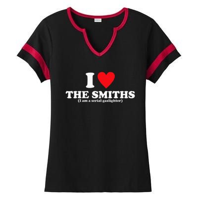 Love The Smiths Apparel Ladies Halftime Notch Neck Tee